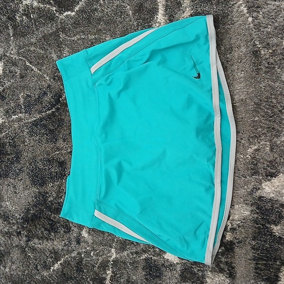Nike Dri-fit tennis skirt size small aqua - Picture 1 of 5